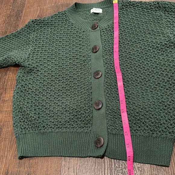 J.Crew button down green cardigan sweater size xs - Picture 4 of 6